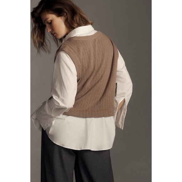 Anthropologie ‘Twofer’ Sweater Vest - Picture 2 of 6